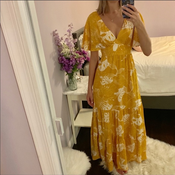 LAST CHANCE 🌹 Lulu’s Savana Golden Hour maxi dress - Picture 3 of 6